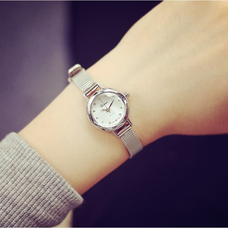 Đồng Hồ Nữ Juhao 8008 Hàng Chính Hãng Mặt Tròn Size Nhỏ Xinh | BigBuy360 - bigbuy360.vn