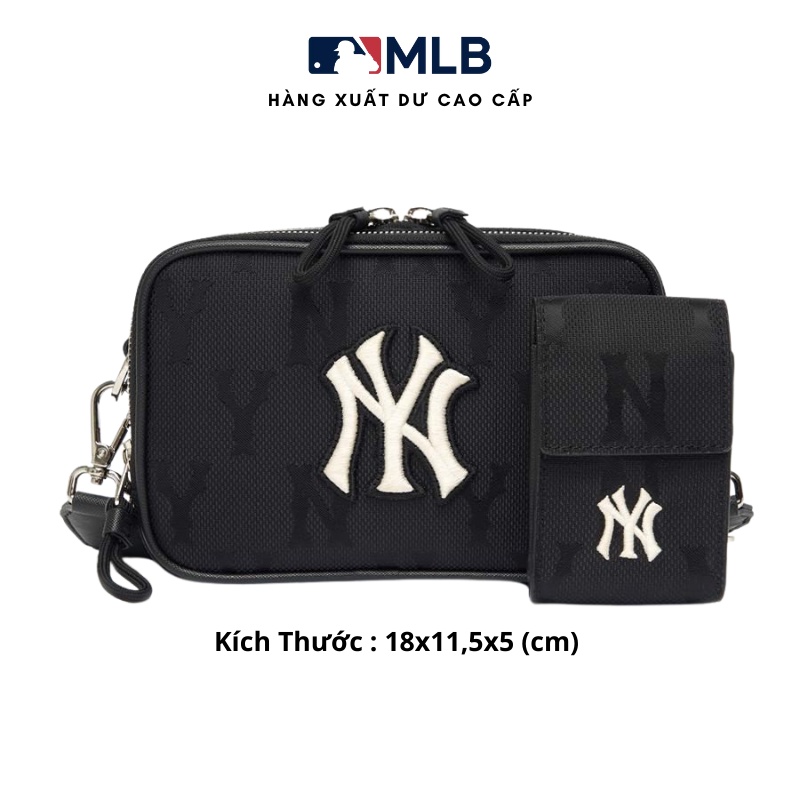 Túi MLB đeo chéo hoạ tiết monogram hàng Quảng Châu cao cấp dành cho cả nam và nữ phong cách Hàn Quốc - Hùng Nón Hiệu