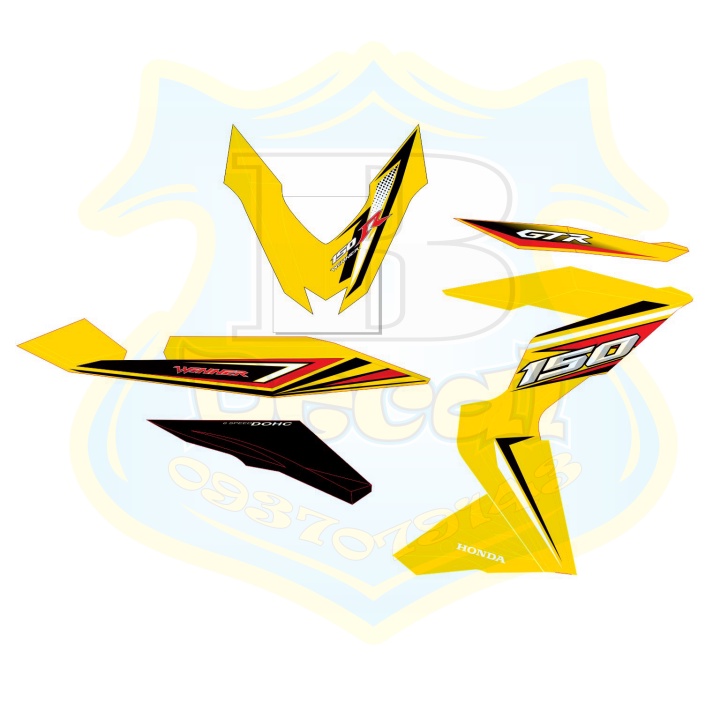 ( Quí khách vui lòng mang ra tiệm cho thợ dán ) Tem winner chế vàng