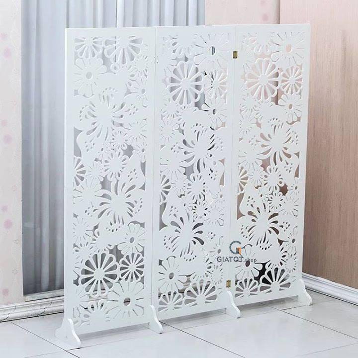 Vách bình phong họa tiết hình hoa bướm tặng kèm chân đỡ GTS301 / 1 Tấm