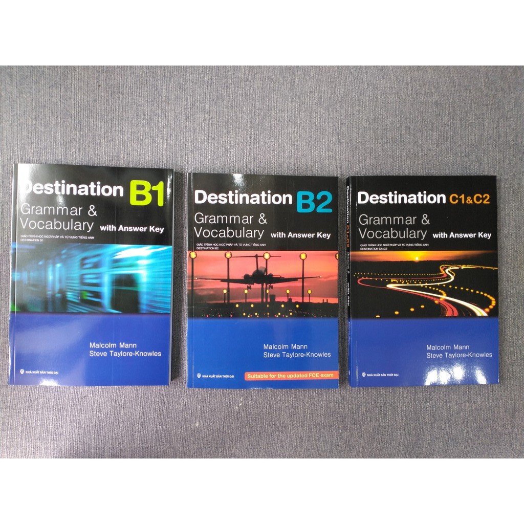 Sách - Trọn Bộ 3 Cuốn Giáo Trình Destination Grammar & Vocabulary B1, B2 và C1&C2(Lẻ Tùy Chọn )