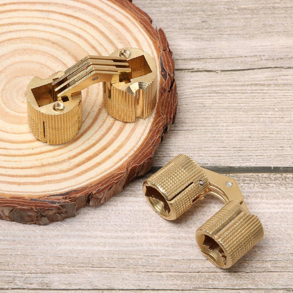 KUNHEV 1 Bản Lề Cửa Bằng Đồng Thau Hình Trụ Chất Lượng Cao