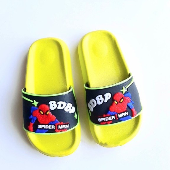 Dép Bé Trai Siêu Nhân Nhện ,Dép Lê In Họa Tiết Kèm Hình Siêu Nhân Ngộ Ngĩnh Cực Ngầu - Bé Trai 1,5 Đến 14 Tuổi Rất Thích