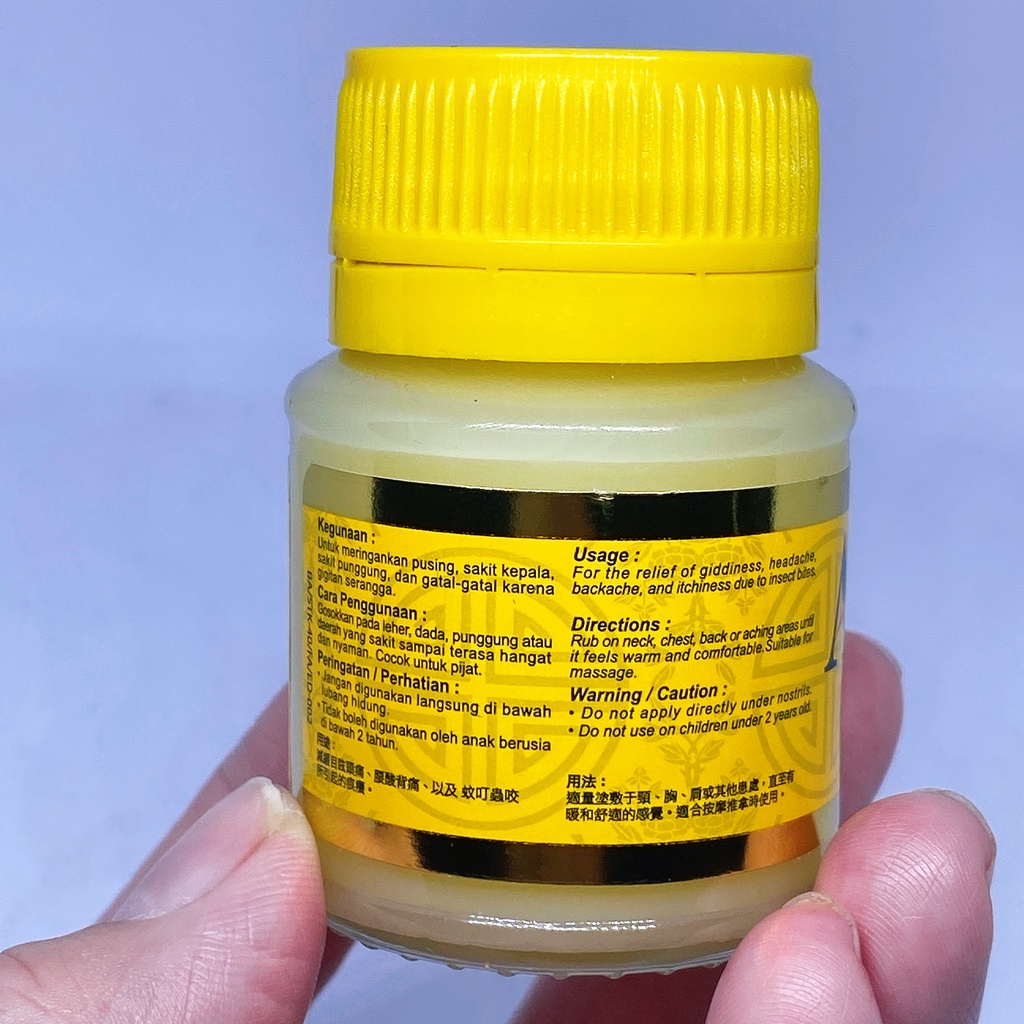 Dầu Cù Là Vàng Balsem Aktiv Indonexia 40g-Chính Hãng