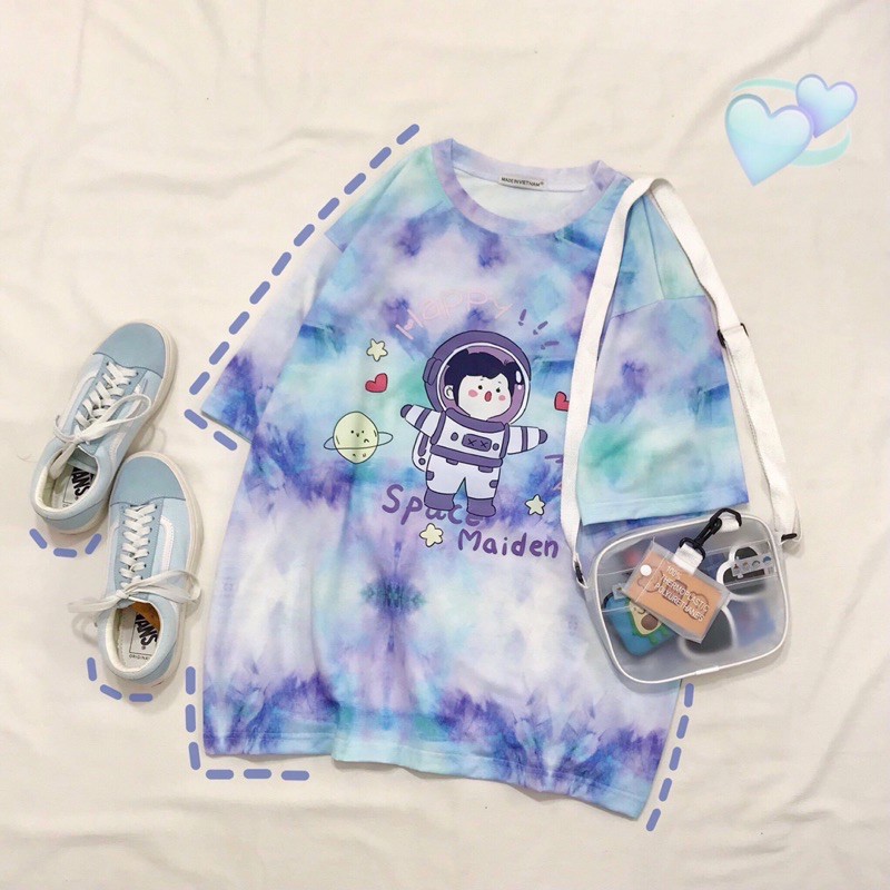 Áo loang màu spacegirl / Unisex tiedye