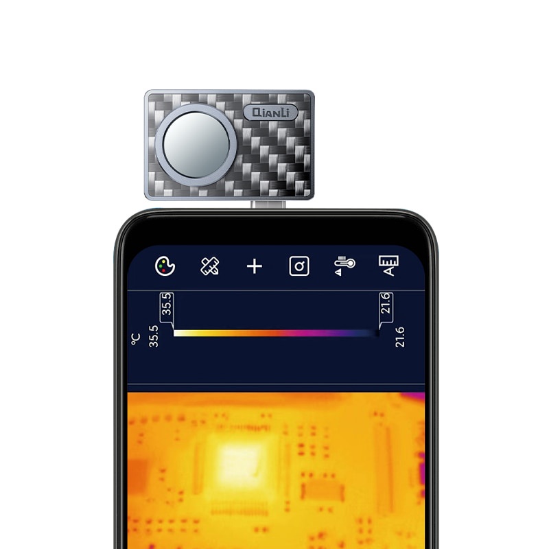 Cam nhiệt Qianli IR Eye kết nối Android hỗ trợ sửa chữa pan chập, dò nguồn, ăn dòng