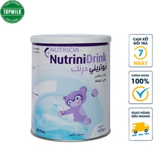 Sữa bột Nutricia Nutrinidrink 400gram sữa cao năng lượng giúp bé tăng cân trong 28 ngày