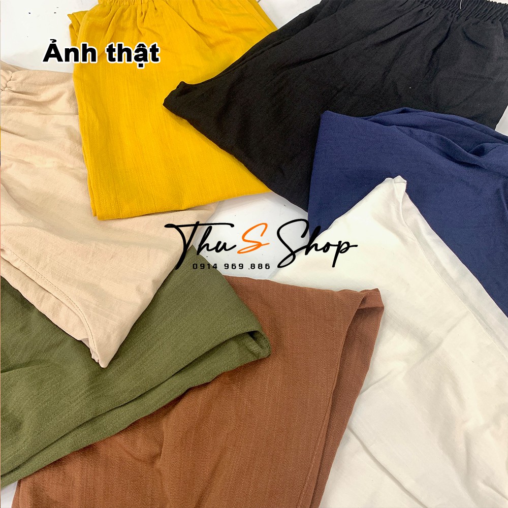 Quần Dài Nữ Ống Rộng Chất Đũi Thái Mát mặc nhà đi chơi du lịch siêu xinh Q2C01 | BigBuy360 - bigbuy360.vn