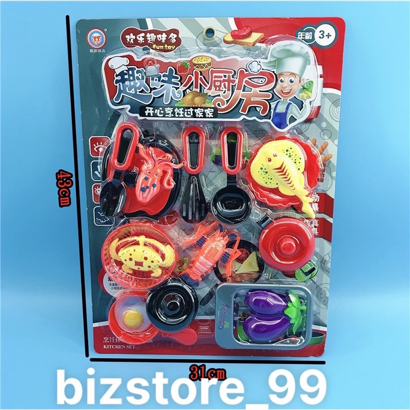 Bộ đồ chơi nấu ăn cho bé yêu từ 2-6 tuổi