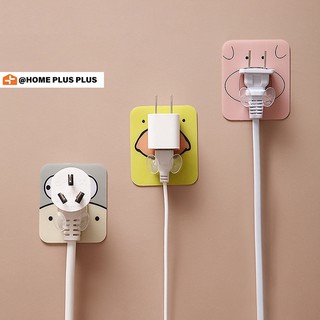 Giá đỡ dây cắm điện dán tường in hoạt hình sáng tạo