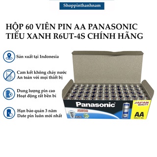 Pin AA Panasonic tiểu xanh chính hãng Hộp 60 viên