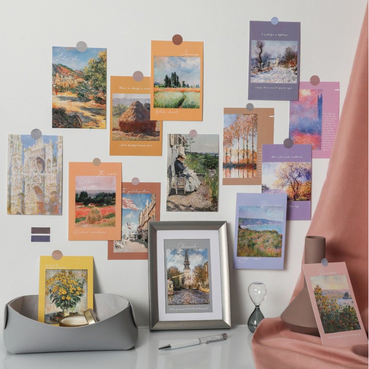 Postcard trang trí decor Những Bức Họa Của Họa Sĩ Lừng Danh Matisse, Van Gogh