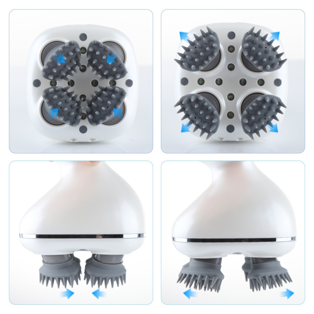Máy massage đầu thông minh không dây sạc USB giúp thư giãn giảm căng thẳng ngăn rụng tóc