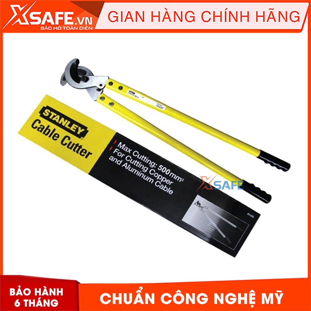 Kéo cắt sắt cáp 500m2 STANLEY 84-632-22 Kìm cắt cáp Stanley chuyên cắt sắt và dây cáp điện, lưỡi thép cao cấp