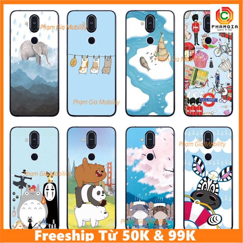 Ốp lưng dẻo hình đẹp, dễ thương Nokia 2.1 / 3.1 /5.1+(plus) /X5 /6.1+(plus) /X6 / 7.1+(plus) /X7