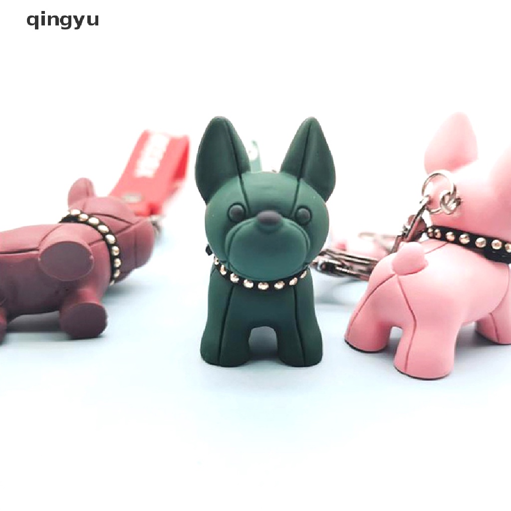 Móc Khóa Da Hình Chó Bull Thời Trang Cá Tính