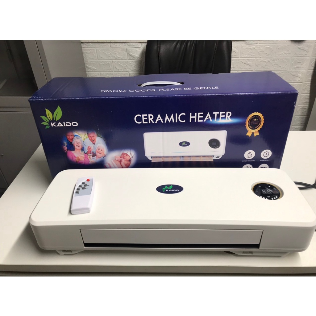 Máy sưởi Gốm - Máy sưởi gốm KAIDO KD 960 - Điều Khiển Từ Xa- Bảo hành Chính hãng 12 tháng