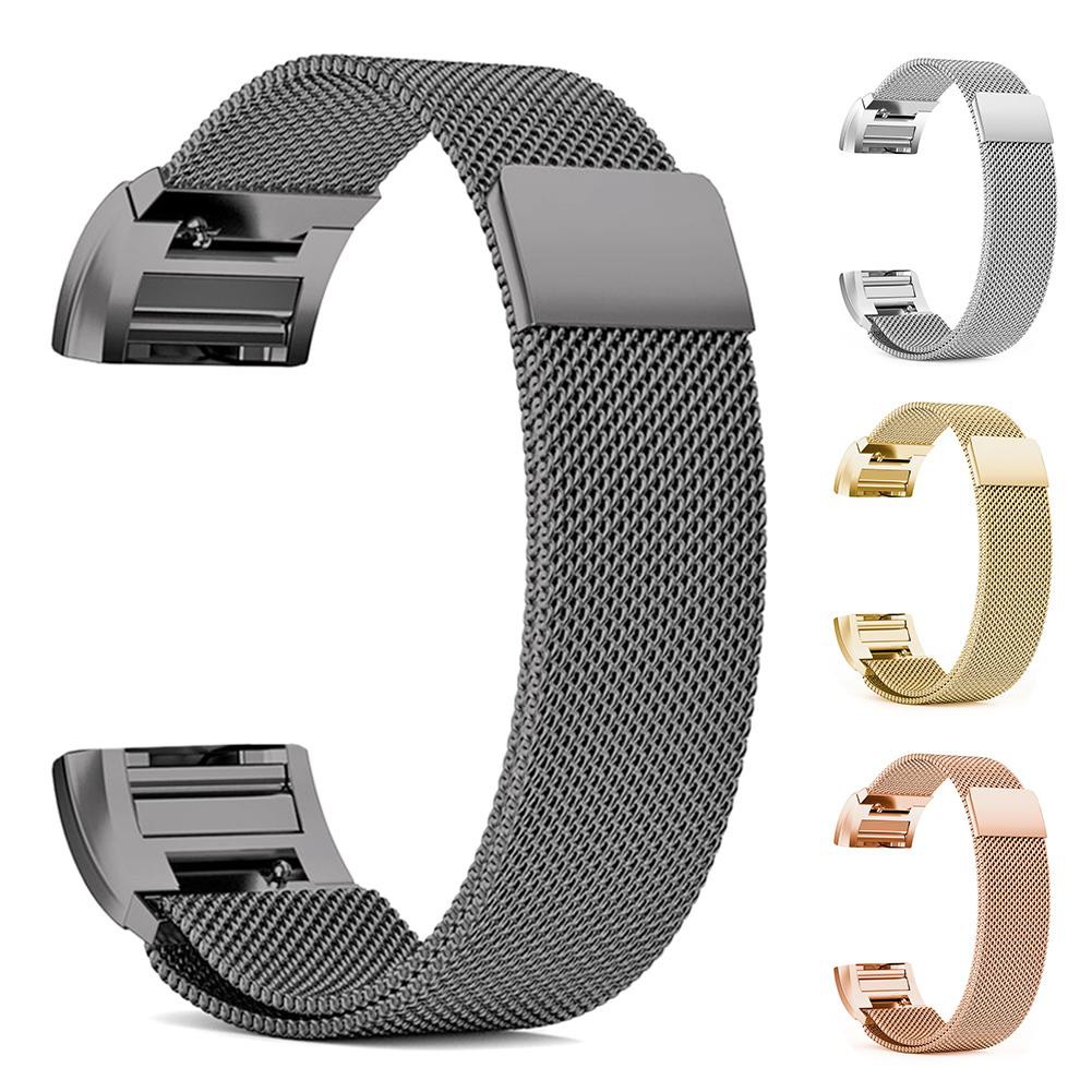 Dây đeo inox Milanese cho đồng hồ thông minh Fitbit Charge 2