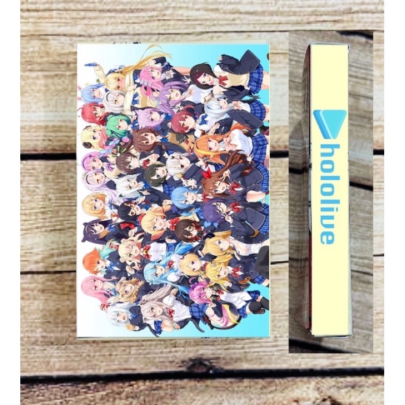 Hlomo card Gure gawr 30 tấm khác nhau kèm hộp/lomo card vtuber Hololive Gure gawr