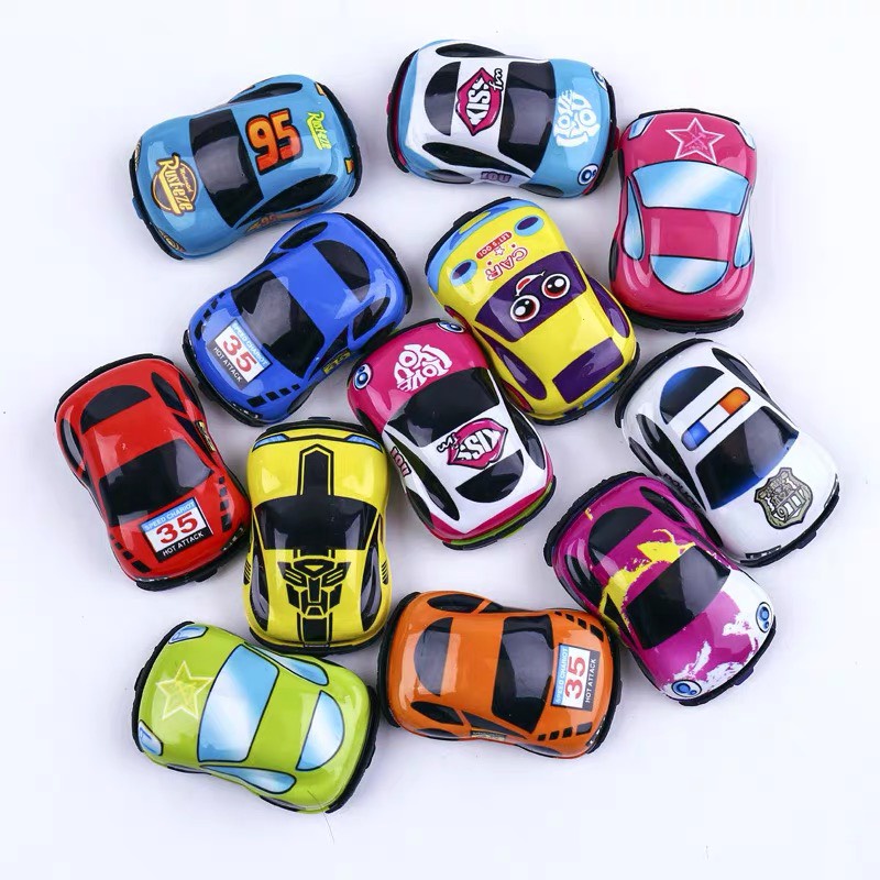 Mô hình xe ô tô mini bánh đà nhiều màu sắc cho bé Master Kids