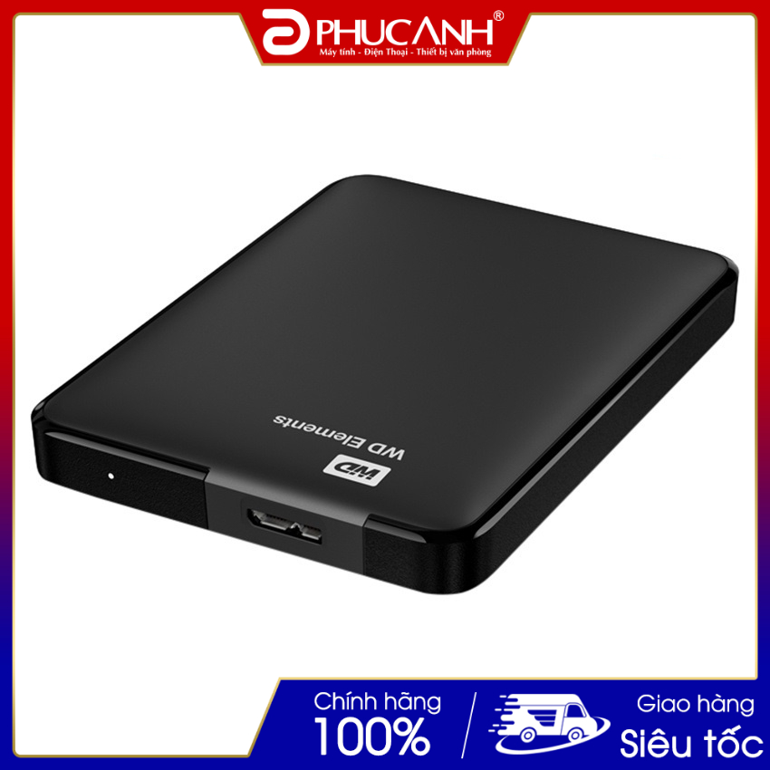 Ổ cứng di động Western Element 1Tb USB3.0 kèm bao đựng (Hàng chính hãng, BH 24 tháng 1 đổi 1)