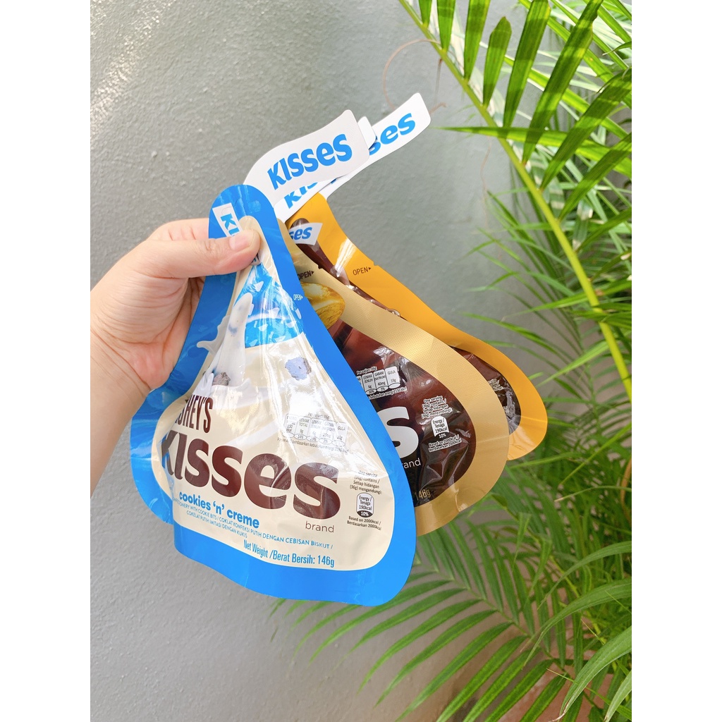 Socola Hershey'S Kisses Đủ Các Vị Gói 146g nhập khẩu Malaysia