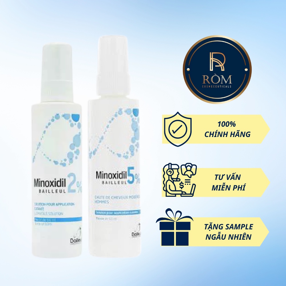 Xịt Mọc Tóc Minoxidil BAILLEUL 60ml ( 1 lọ )