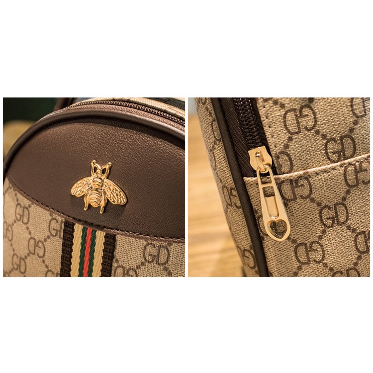 Ba lô da CHUWANGLIN hình chú ong nhỏ xinh thời trang dành cho nữ