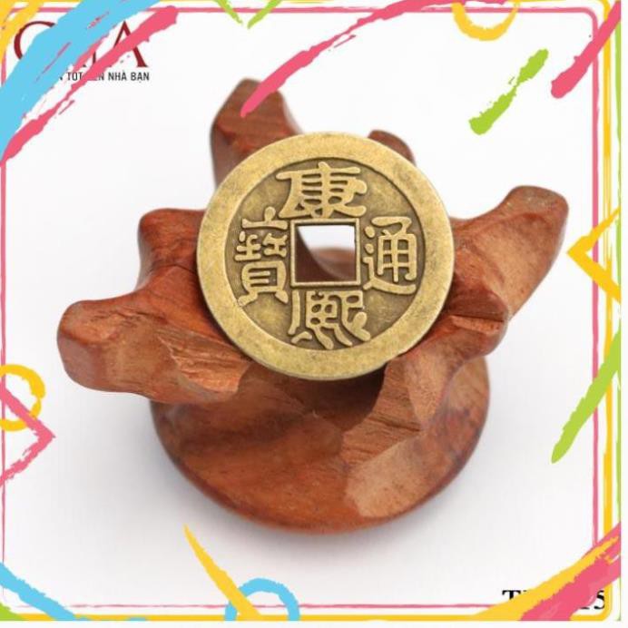 [SIÊU SALE] Đồng xu ngũ đế, đồng xu phong thuỷ bỏ bóp ví | Vật phẩm chiêu tài