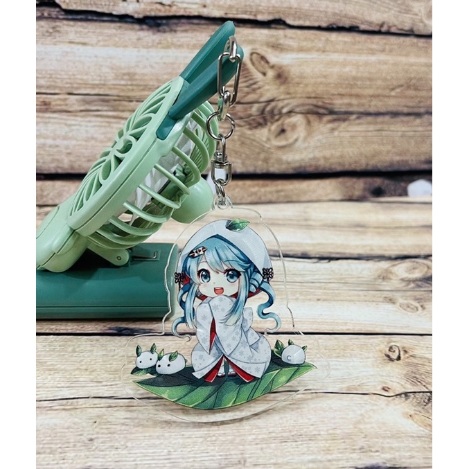 móc khoá Hatsune MiKu mica rong/móc treo volcaloid MiKu