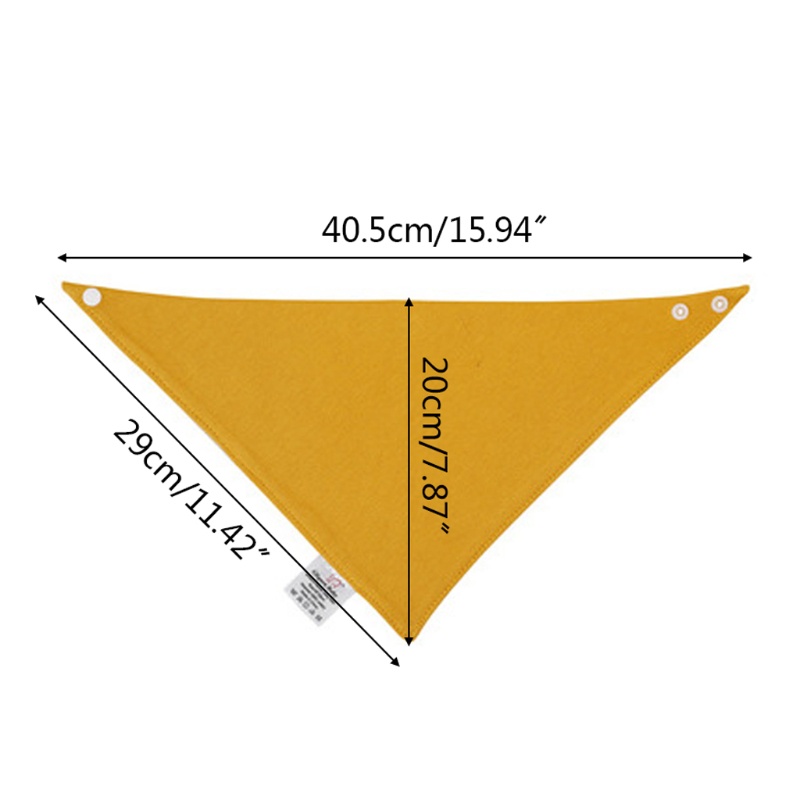 Khăn Yếm Vải Cotton Mềm Hình Tam Giác Dành Cho Bé Sơ Sinh