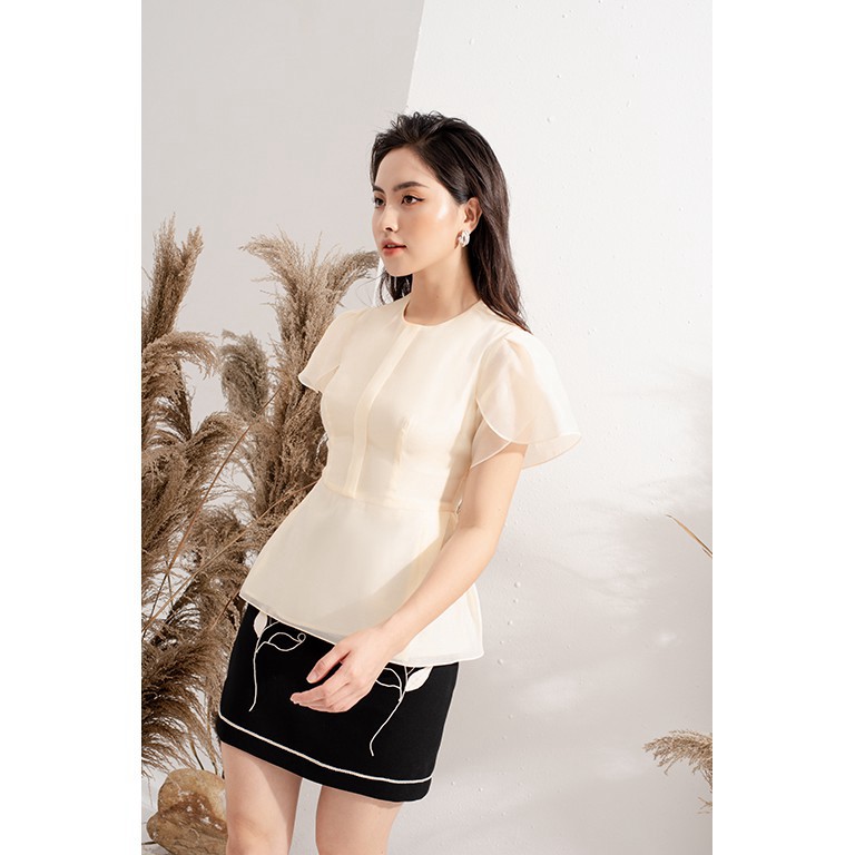 Áo sơ mi kiểu tiểu thư sang chảnh tay xếp nụ Thời Trang PP [Thiết Kế] | BigBuy360 - bigbuy360.vn