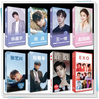 Bộ 180 postcard idol minh tinh BTS - Lý Dịch Phong - Dương Dương - Triệu Lệ Dĩnh - Hồ Nhất Thiên - Vương Khải ...vv...