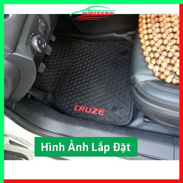 Thảm lót sàn cao su cho xe Chevrolet Cruze mẫu 2 bền, mùi dễ chịu 2021-2022 hàng chuẩn theo xe chịu lực tốt