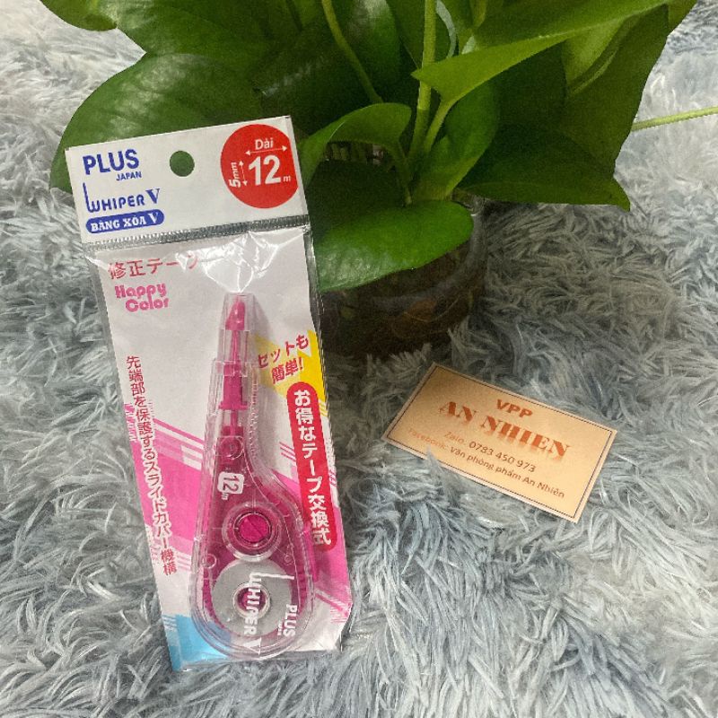 Băng Xóa Kéo, bút xóa kéo, bút xóa Plus Whiper V Lớn/ plus mini
