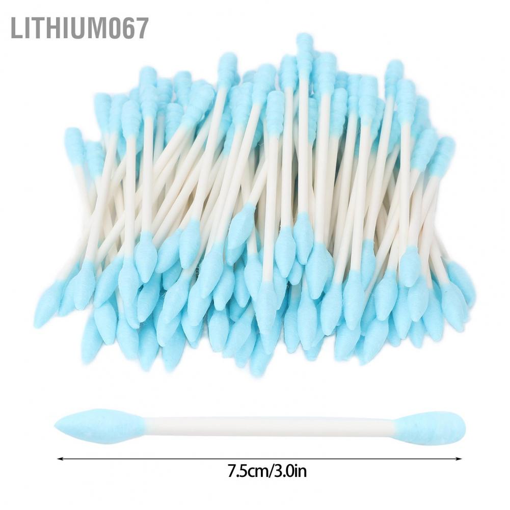 [Hàng mới về] 100 Tăm bông 2 đầu sử dụng 1 lần thích hợp cho nữ trang điểm Lithium067