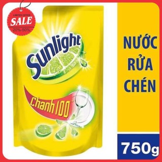 Thông tin Nước rửa chén Sunlight Chanh 100 túi 750g
