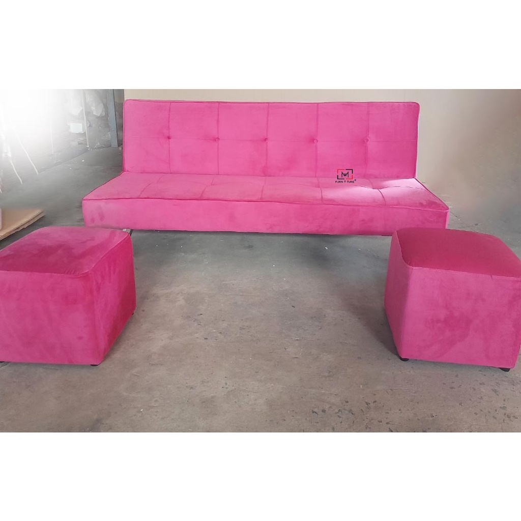 Sofa giường vải nhung 3 chức năng nằm thương hiệu MW FURNITURE