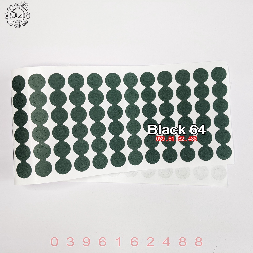 Giấy dán đầu pin 18650