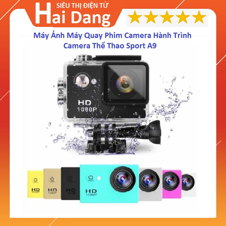 Máy Ảnh,Máy Quay Phim,Camera Hành Trình Thể Thao Sport A9 Full HD 1080P | BigBuy360 - bigbuy360.vn