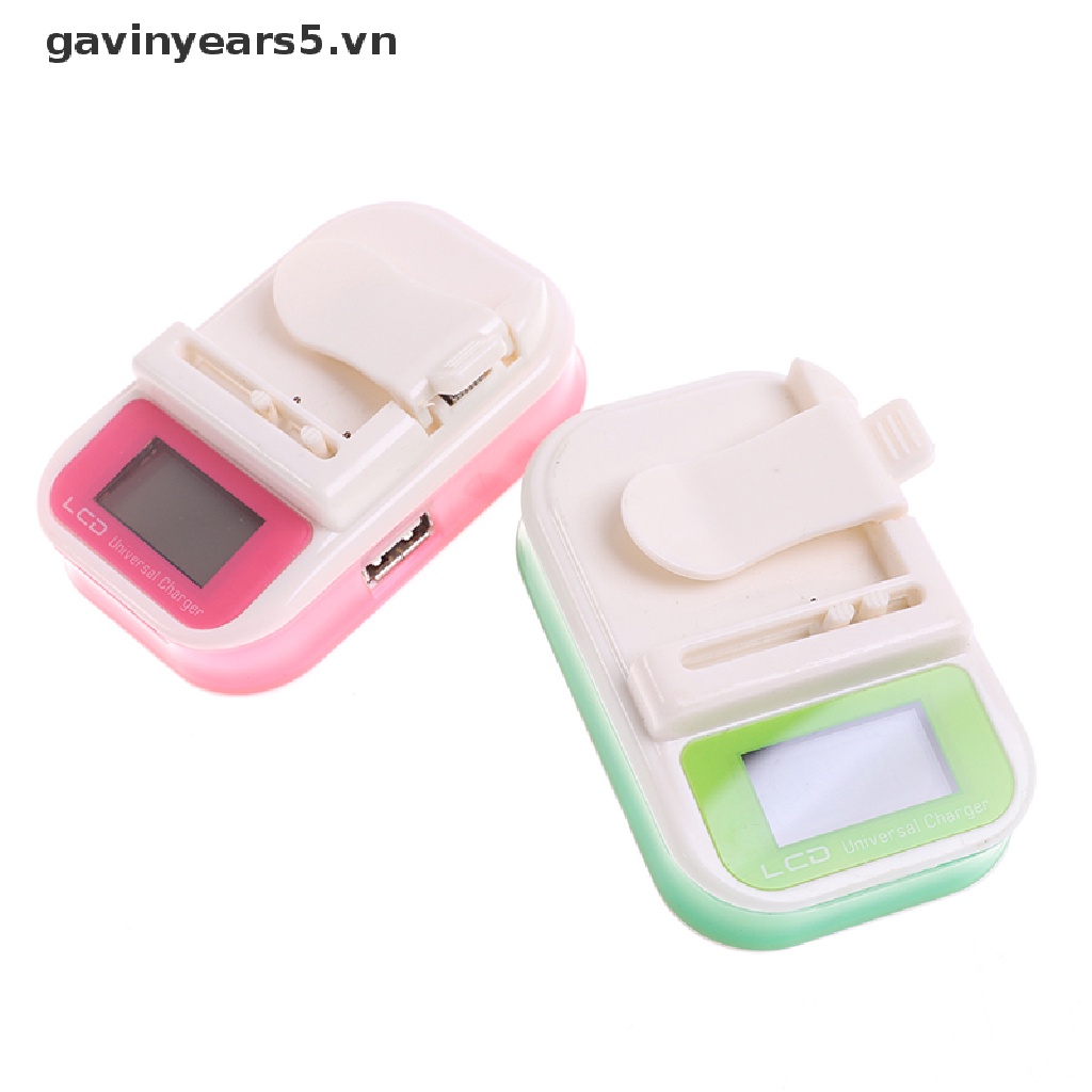 Sạc Pin Di Động Màn Hình LCD Hiển Thị Cổng USB Thông Dụng Cho Điện Thoại Di Động
