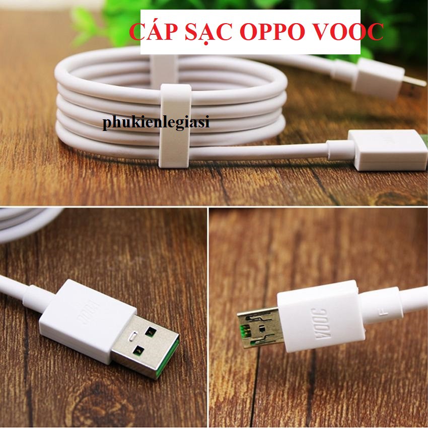 Cáp sạc Oppo Vooc chui Micro usb và Type C