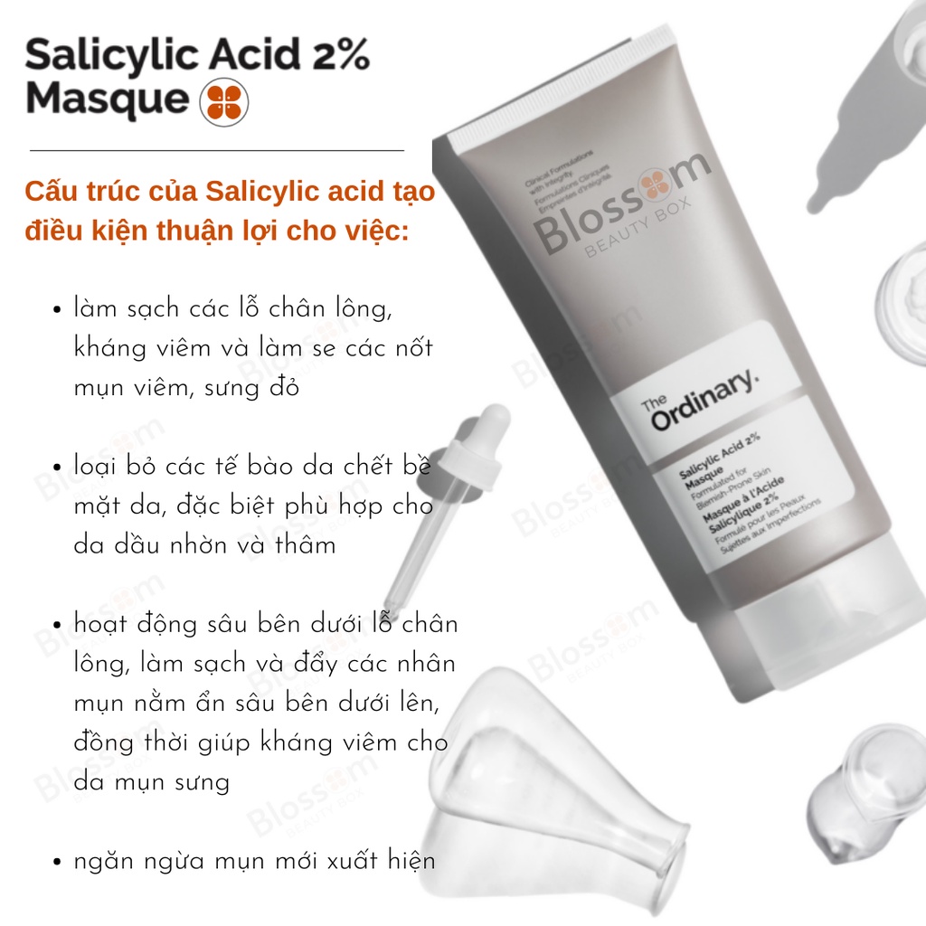 Mặt nạ The Ordinary Đất sét + Salicylic acid  2%