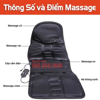 ❌❌❌❌ Đệm MASSAGE TOÀN THÂN ❌❌❌❌