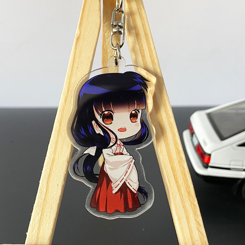 Móc khóa bằng nhựa acrylic hình nhân vật anime Inuyasha