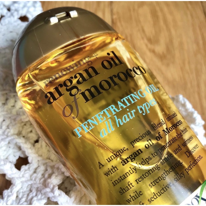 Tinh dầu dưỡng tóc OGX Renewing Argan Oil Of Morocco Penetrating Oil