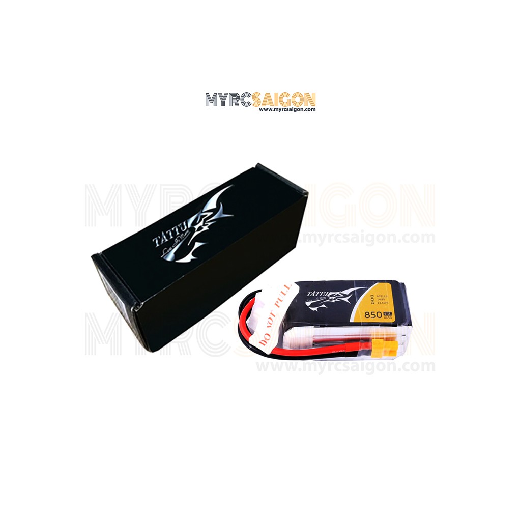 PIN TATTU 4S 14.8V 850MAH 45C