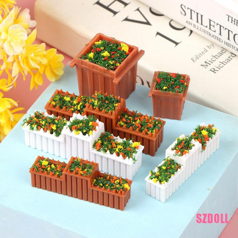 Mô Hình Chậu Hoa/Ts2Szdoll Trang Trí Nhà Búp Bê Tỉ Lệ 1:12