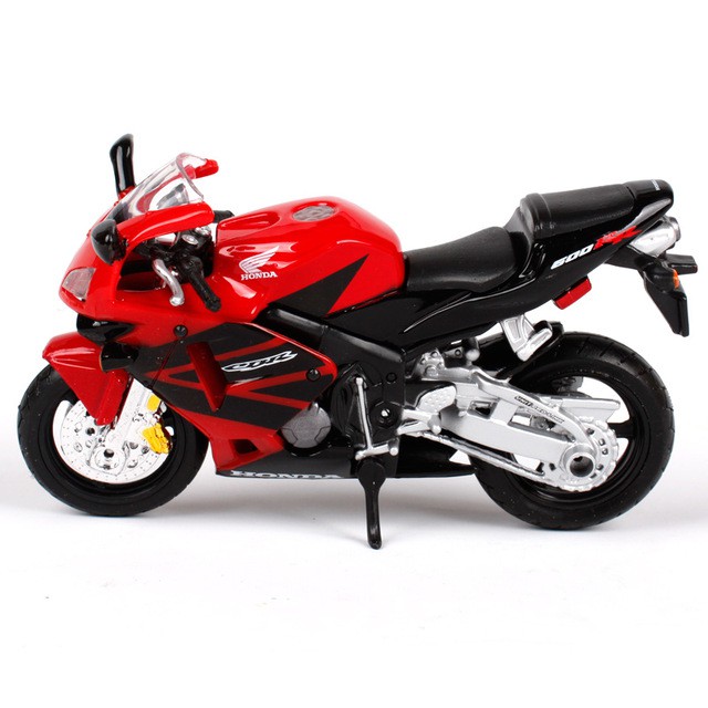 XE MÔ HÌNH 1:18 HONDA CBR 600RR - MAISTO - ĐỎ ĐEN - 8819