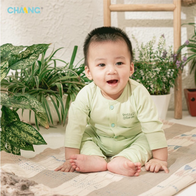 Bộ dài cúc giữa pretty garden 0m-18m ( sale đồng giá 119k)